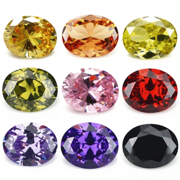 Colorful Oval Gemstones